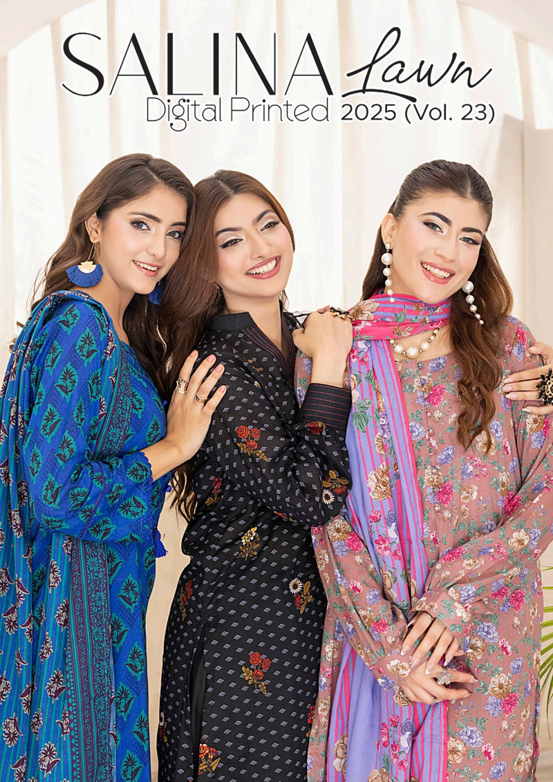 Salina Digital Printed Lawn Vol -23 2025