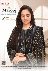 Arzu By Marooj Digital Printed Khaddar