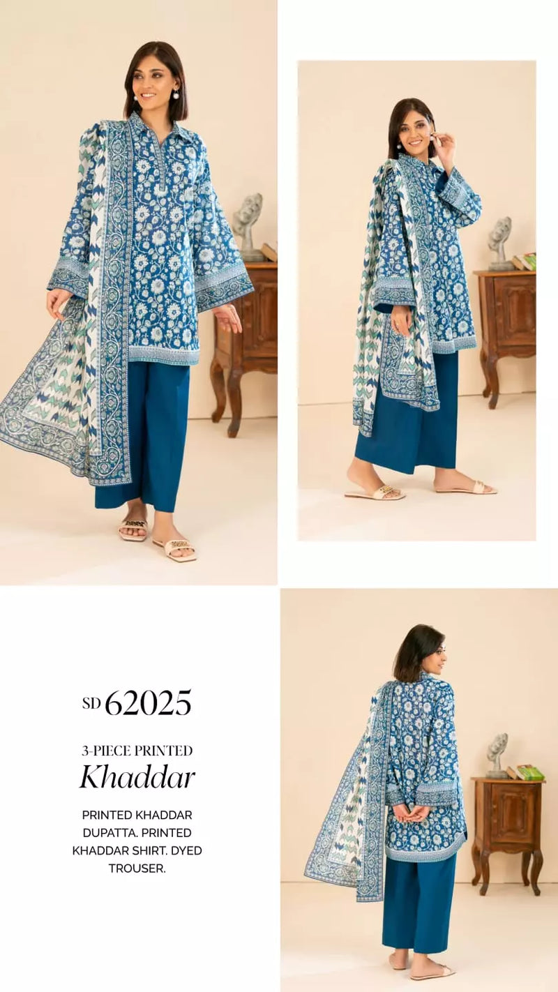 3-Piece GulAhmed Winter Fashion Khaddar  2025