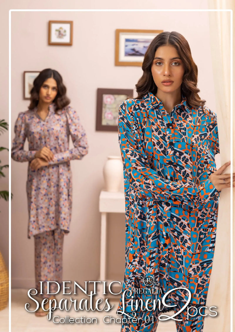 Identic Linen Vol-1 Unstitched 2-Piece 2025