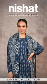 3-Piece Nishat Linen Vol-01 2025