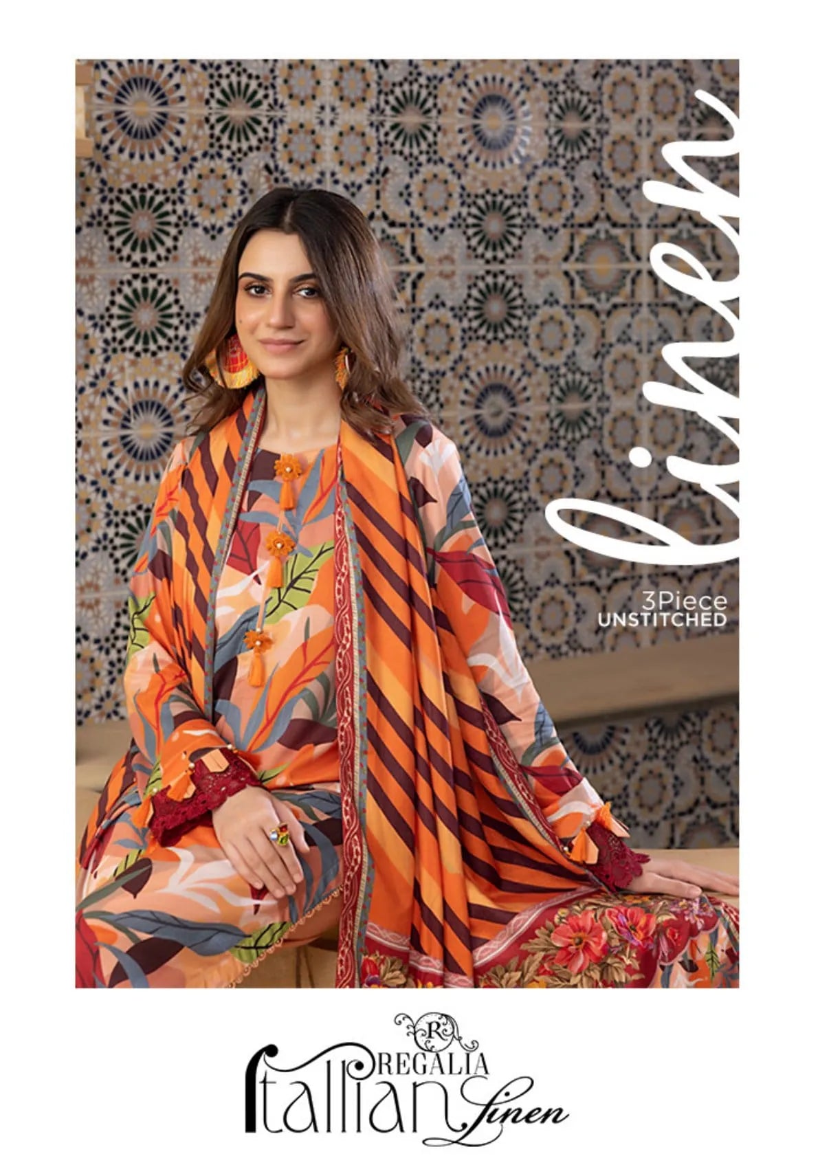 Regalia Itallain Print Linen 2024