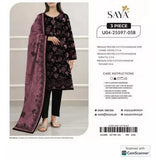 3-Piece Saya Premium Khaddar Vol-04 2025