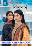 MALEEHA By Marooj 3pcs Khaddar