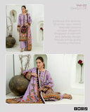 3-Piece Marooj Ethnic BanaDora Linen Printed Vol-02 2025